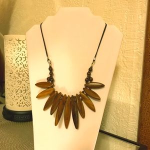 Brown necklace